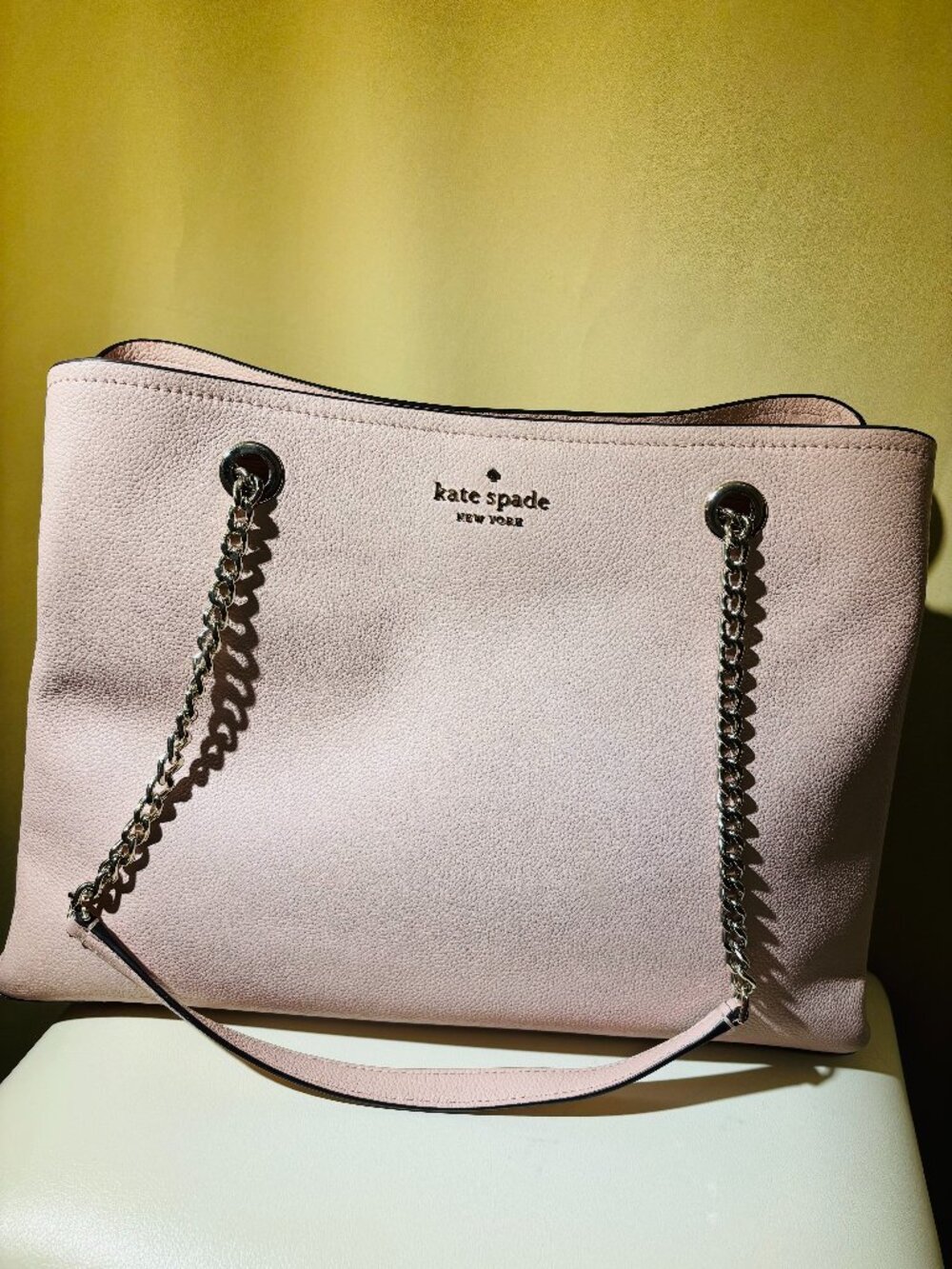 Kate Spade Jordyn Chain Handle Tote Rose